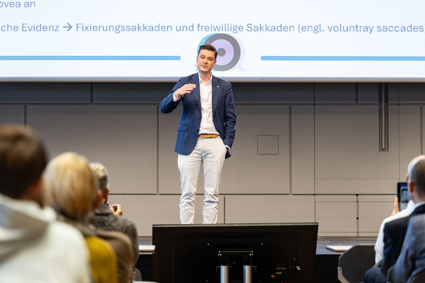Oliver Kolbe bei einem Vortrag